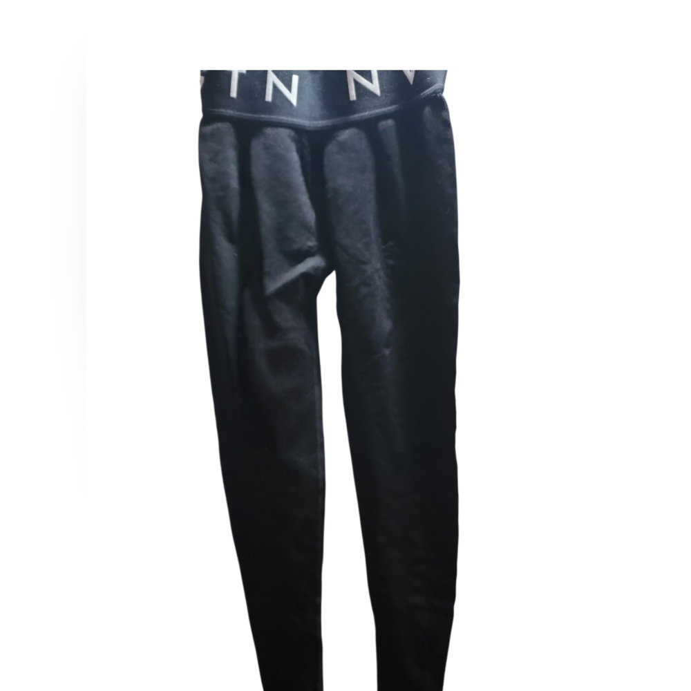 NVGTN Black High-Waist Leggings with Branded Waistband